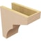 Ekena Millwork 6"W x 12"D x 12"H Classic Monterey Rough Cedar Woodgrain TimberThane Corbel, Primed Tan CORUR06X12X12MONRCPR - alternate 2